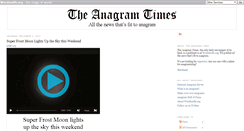 Desktop Screenshot of anagramtimes.com